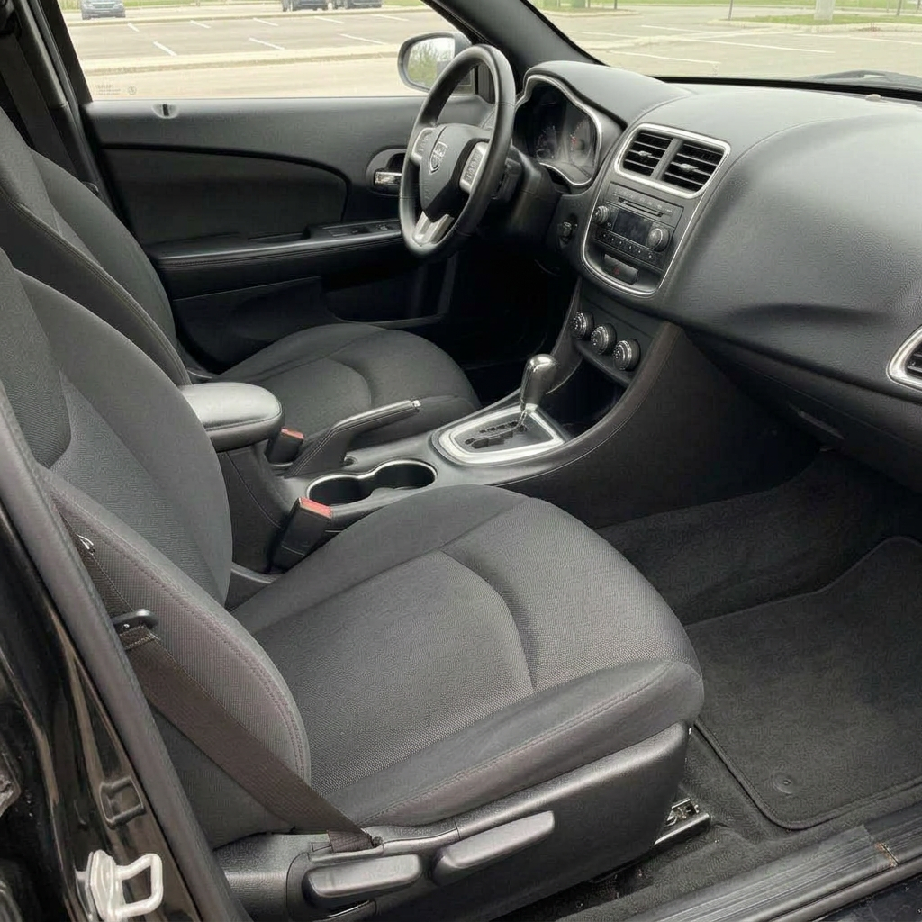 2013 Dodge Avenger SE interior transformation after detailing