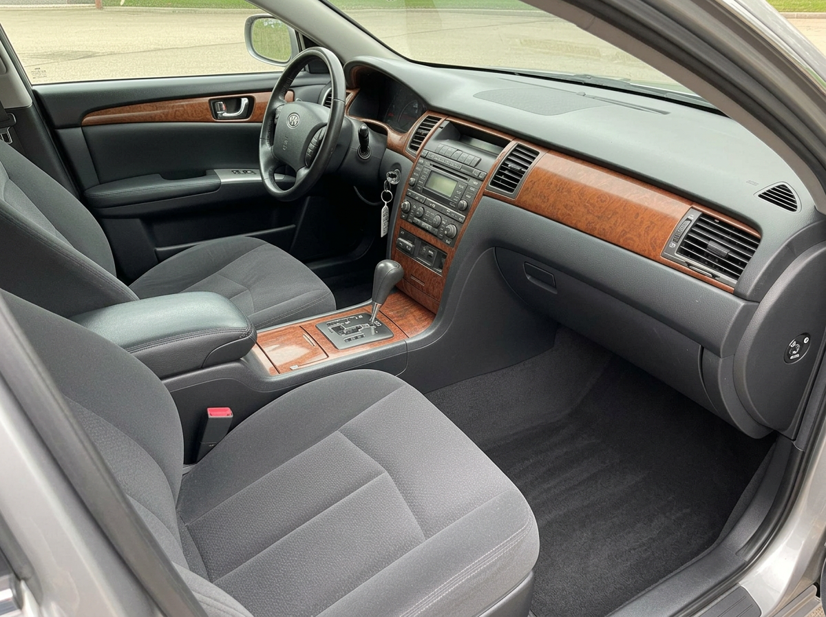 2008 Kia Amanti interior transformation after detailing